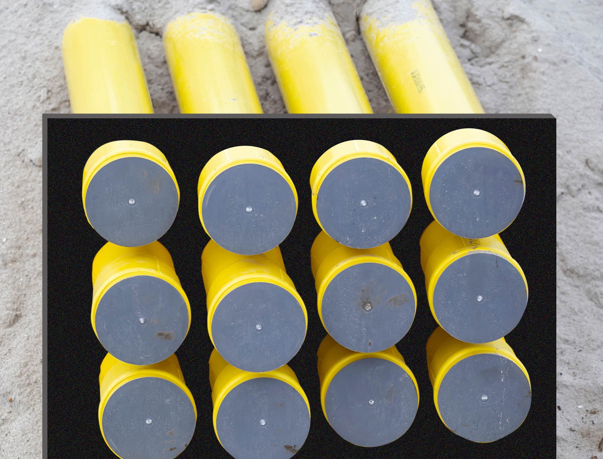 Underground Pipe and Conduit Supports Curbell Plastics