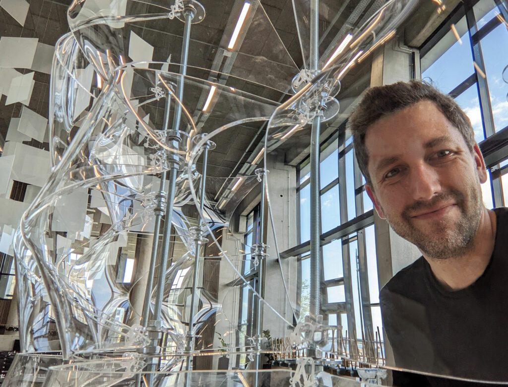 Curbell Plastics Helps Create Art Piece From Scrap Acrylic “Acrylic