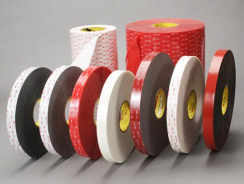 rolls of 3M tapes is varying widths and color