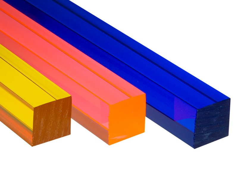 Acrylic Square Rod Curbell Plastics