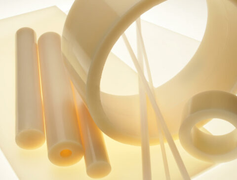 ETFE in varying shapes and sizes displayed next to one another