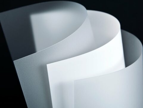 3 sheets of Polycarbonate film stacked and folded