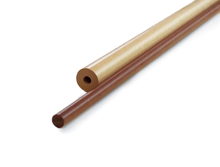 rods of XX Paper Phenolic in brown