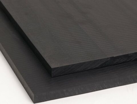 two stacked sheets of PPSU in black
