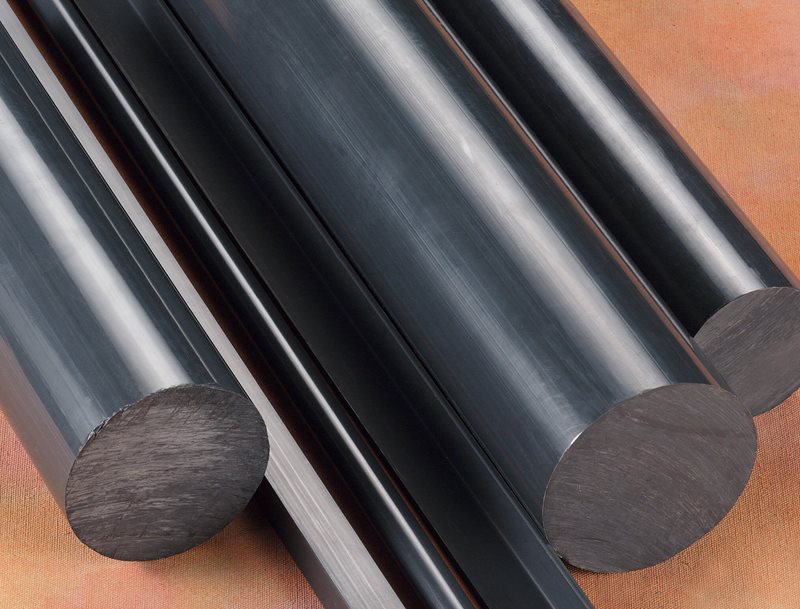PVC Type 1, Rod, Gray, (1.25 in x 10 ft) | Curbell Plastics