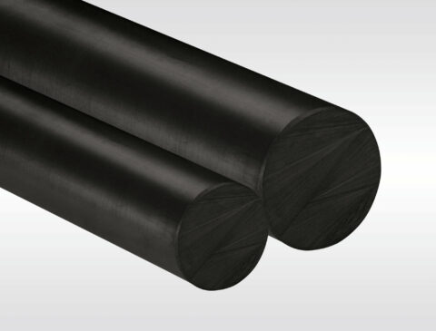 two rods of DuPont™ Vespel® in black