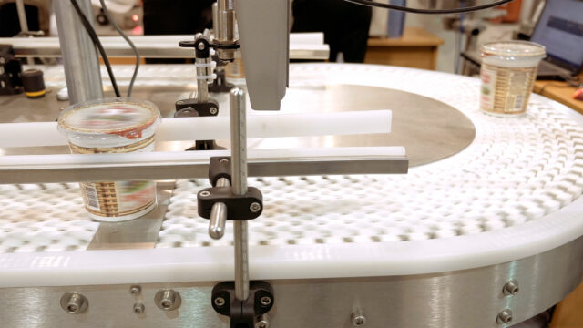 Conveyor,Product,Line,For,Packing,And,Marking,Goods,And,Food