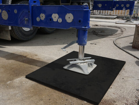 crane pad black uhmw
