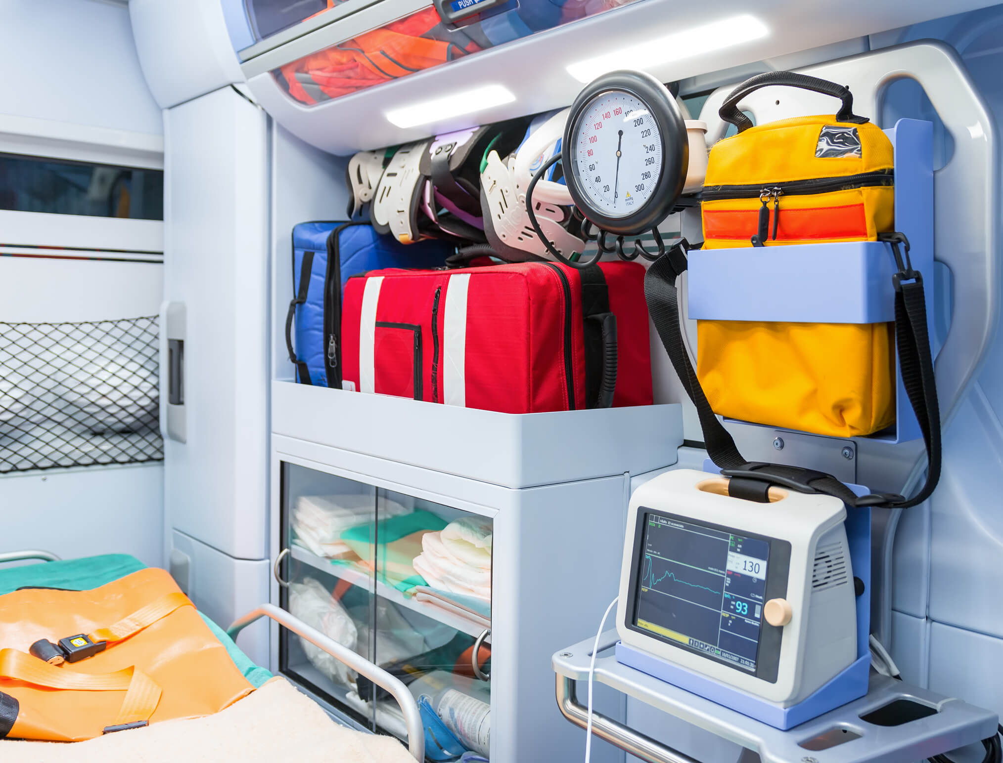 KYDEX® Sheet & TUFFAK® AR Ambulance Interior Cabinets | Case Study |  Curbell Plastics
