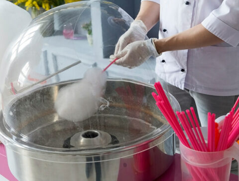 optically clear cotton candy guard