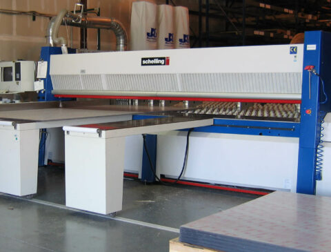 Schelling saw in warehouse