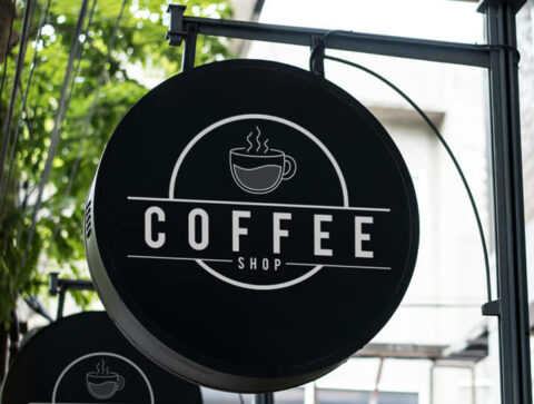 screen printed acrylic sign