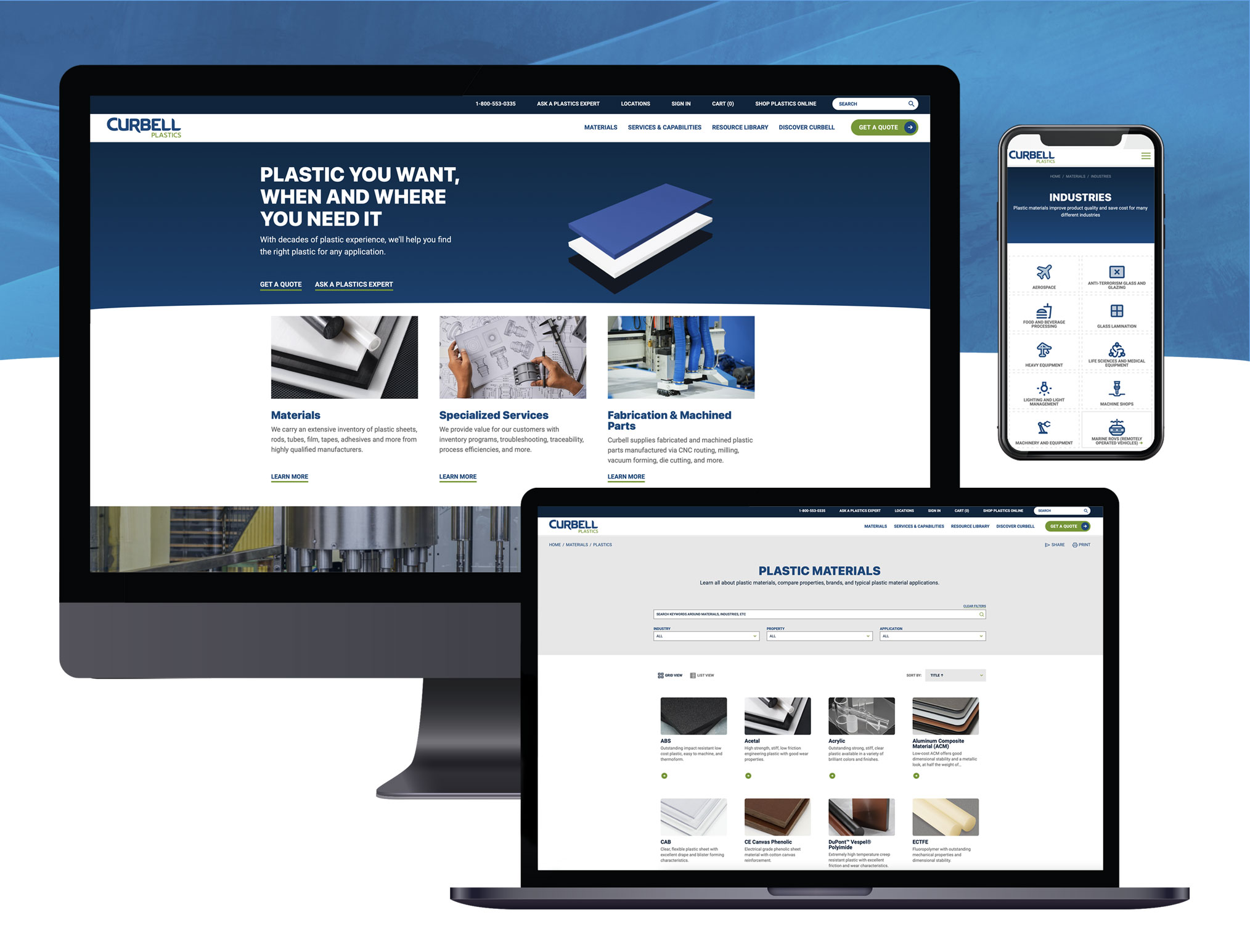 Curbell Plastics Launches New site Curbell Plastics