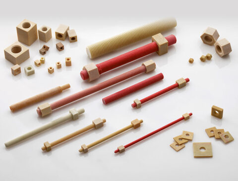 Assembly hardware; Durostone® composite fasteners - frp threaded rods, frp bolts and nuts