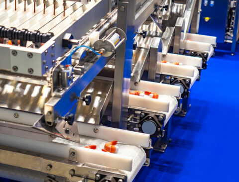 Performance plastics parts on seafood processing equipment
