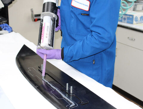 Plexus® adhesive application