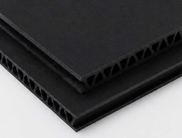 Two stacked Supersede Marine Board structural panels showing the lightweight hollow-core design used in marine, transportation, structural, and underground applications.