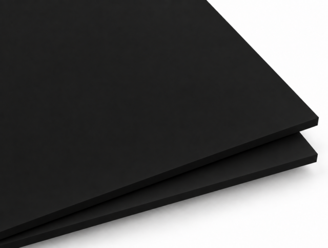 Marine Grade HDPE (Marineboard, Matte, Stress Relieved, Black)