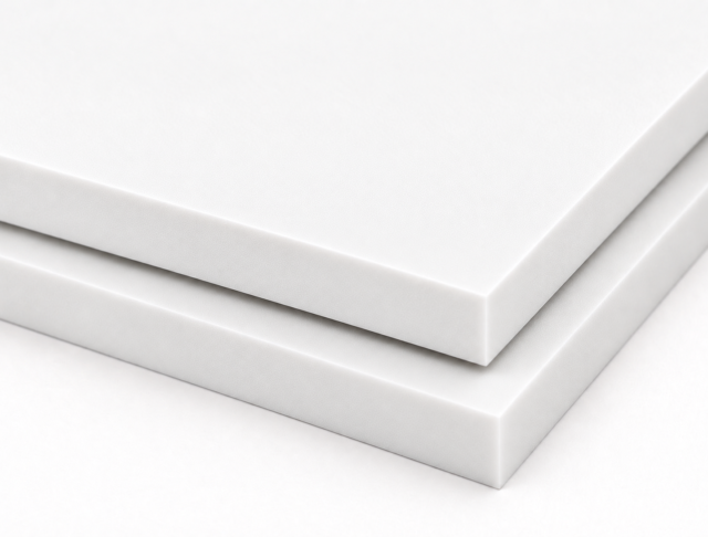 Marine Grade HDPE (Marineboard, Matte, Stress Relieved, White White)